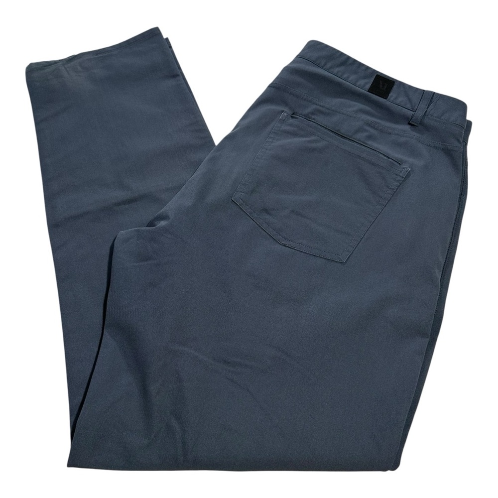 Vuori Meta Pants Men’s 38 Dark Gray Straight Leg